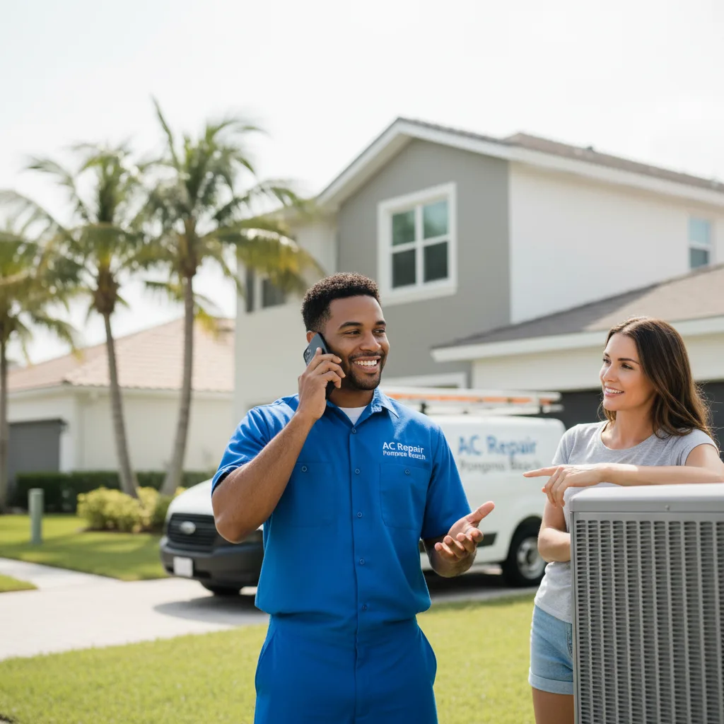 AC Repair Pompano Beach customer support in Melrose Park